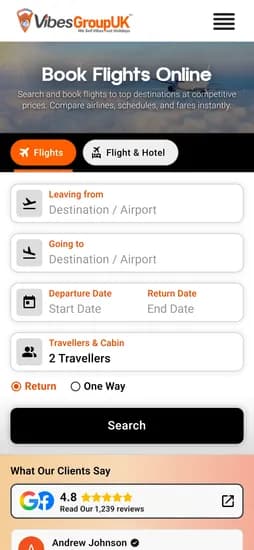 Flight online book