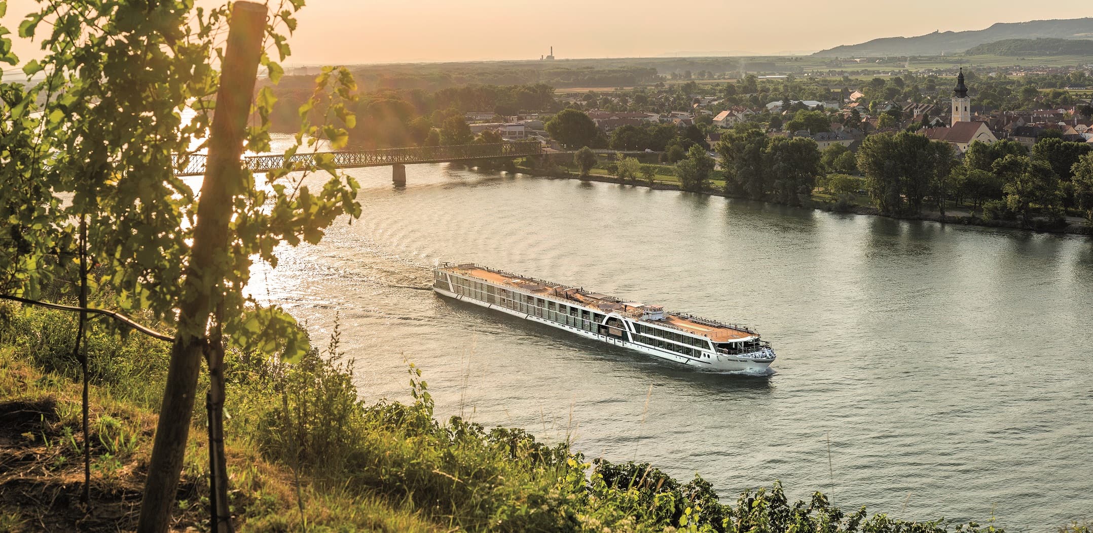 AMADEUS River Cruises cruise ship at sea