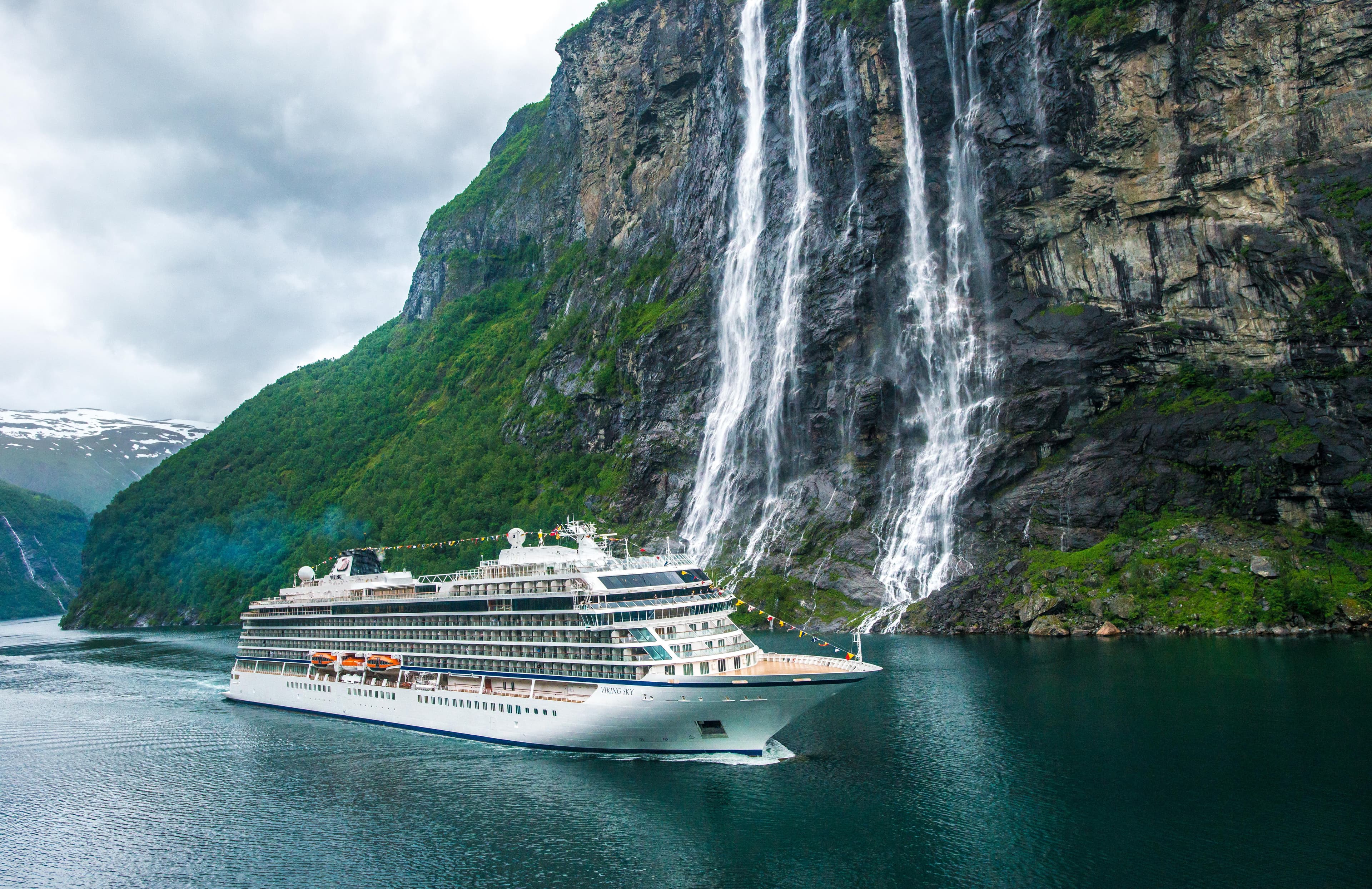 Viking Ocean Cruises cruise ship at sea