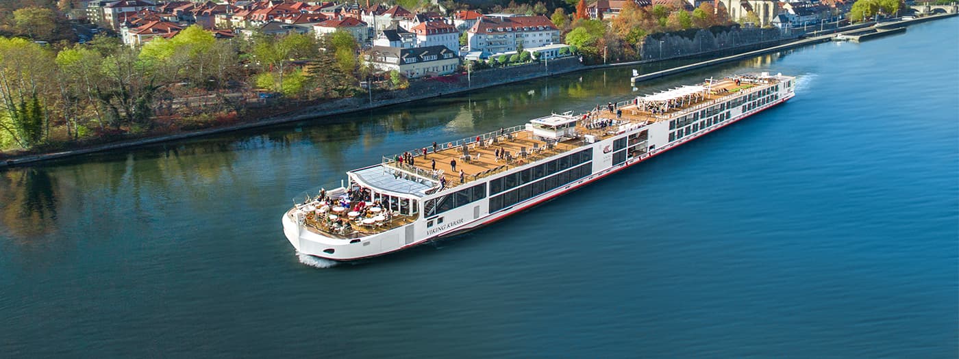 Viking River Cruises cruise ship at sea