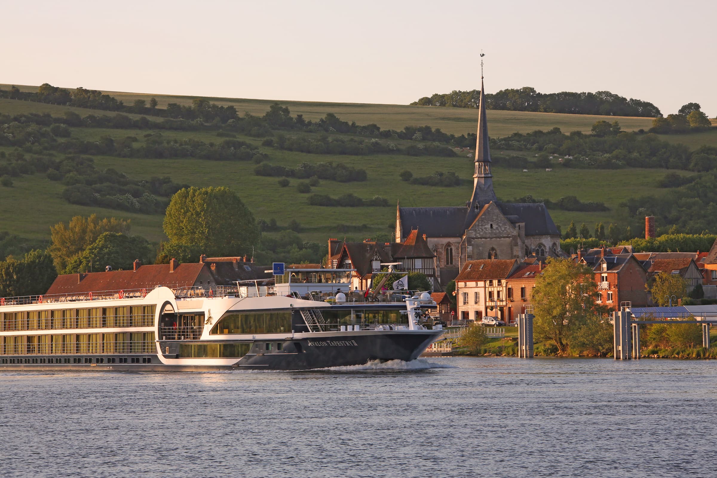 Avalon Waterways cruise ship at sea