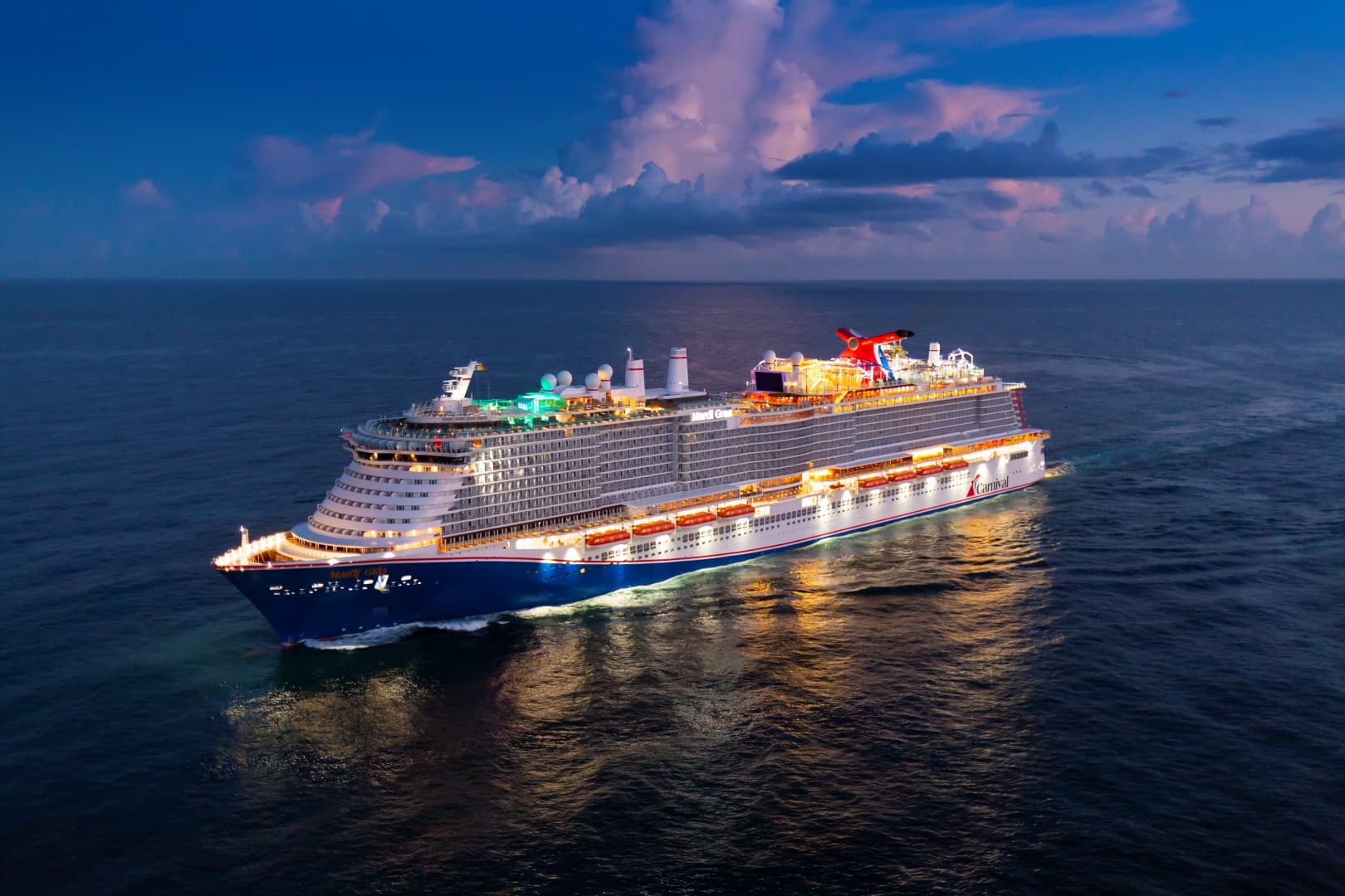 Carnival Cruise Line cruise ship at sea
