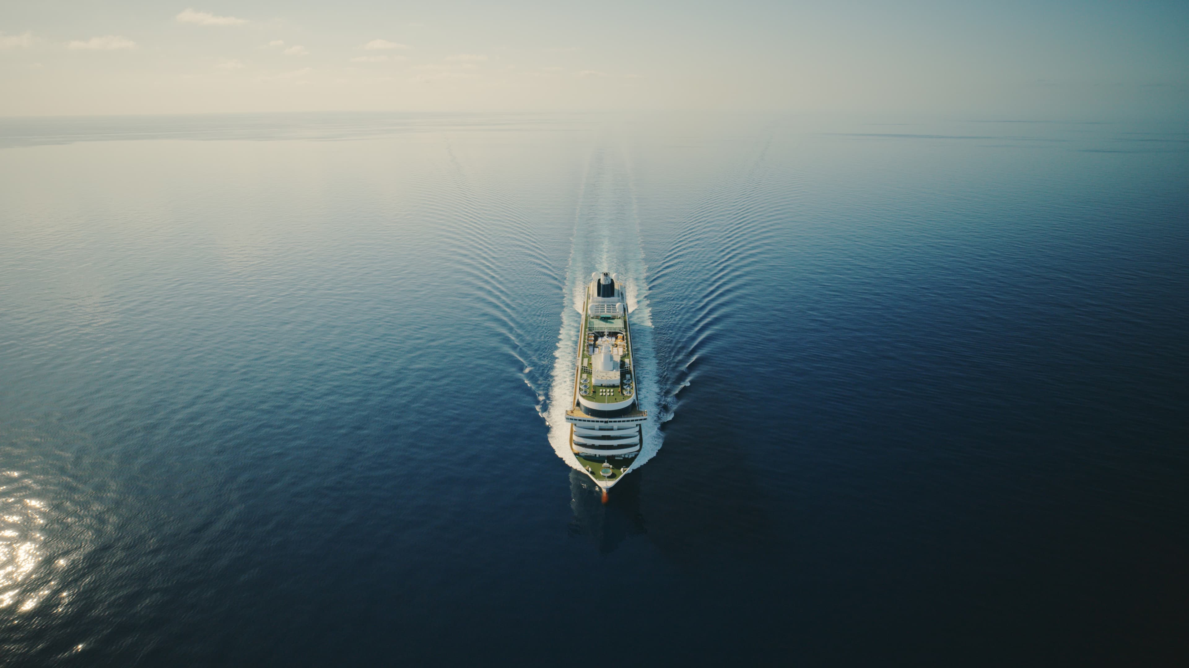 Crystal cruise ship at sea
