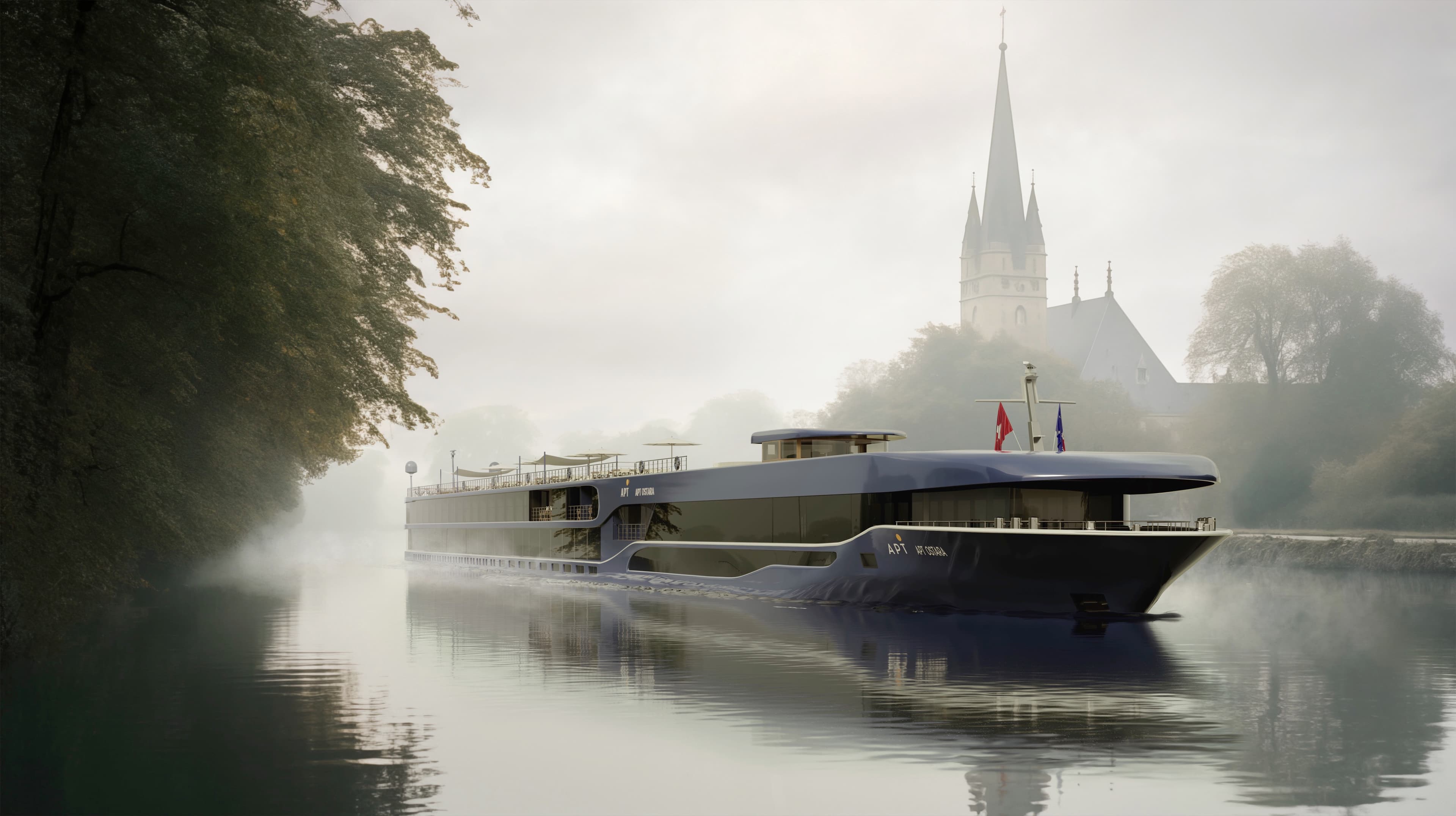APT Guided Tours & River Cruises cruise ship at sea