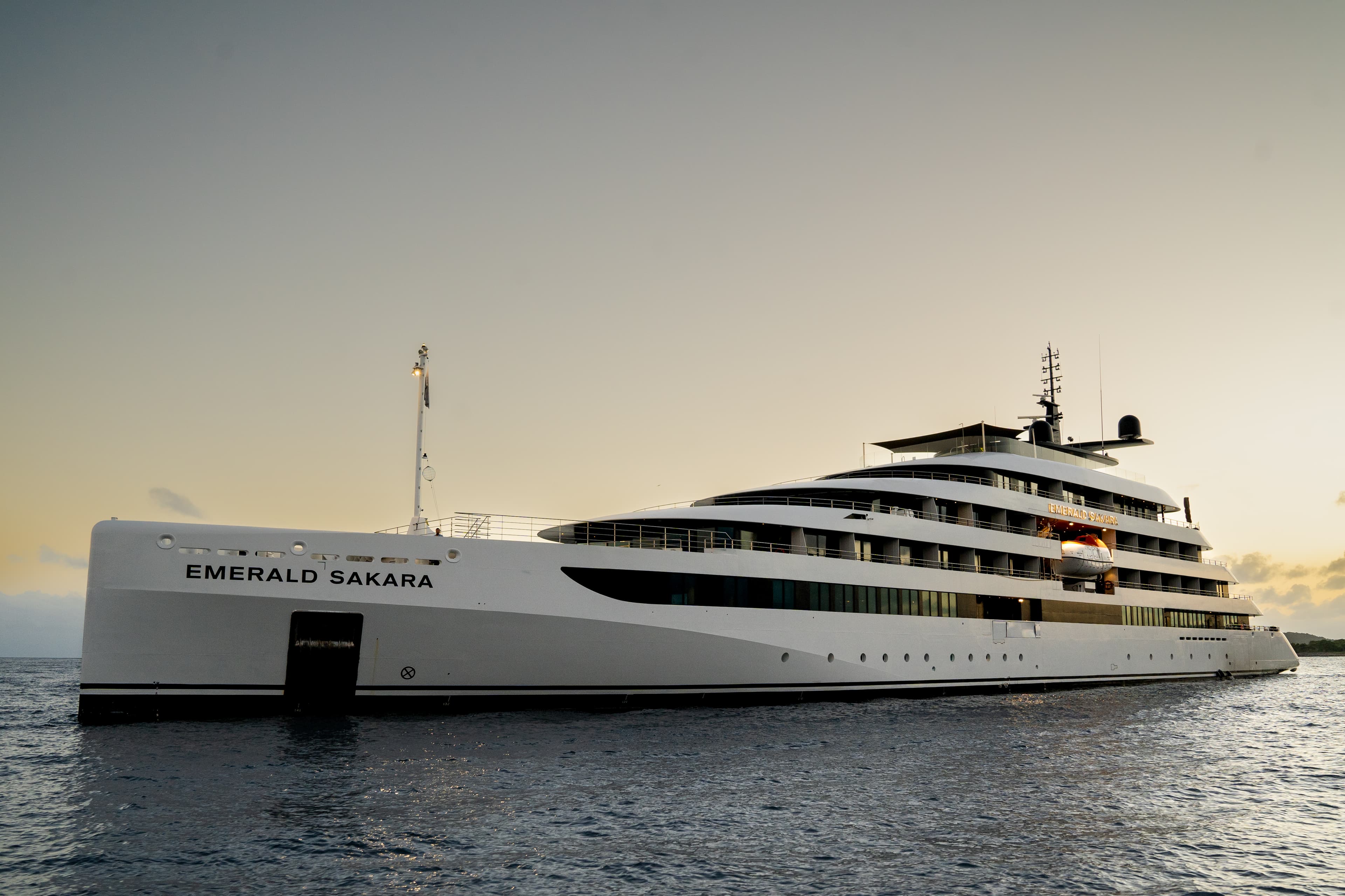 Emerald Cruises cruise ship at sea