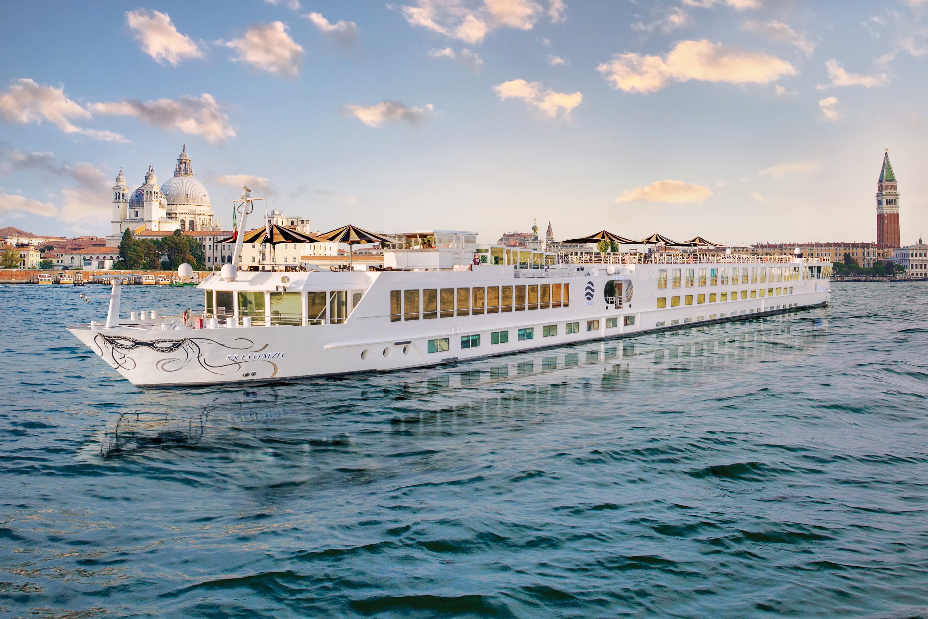 UNIWORLD Boutique River Cruises cruise ship at sea