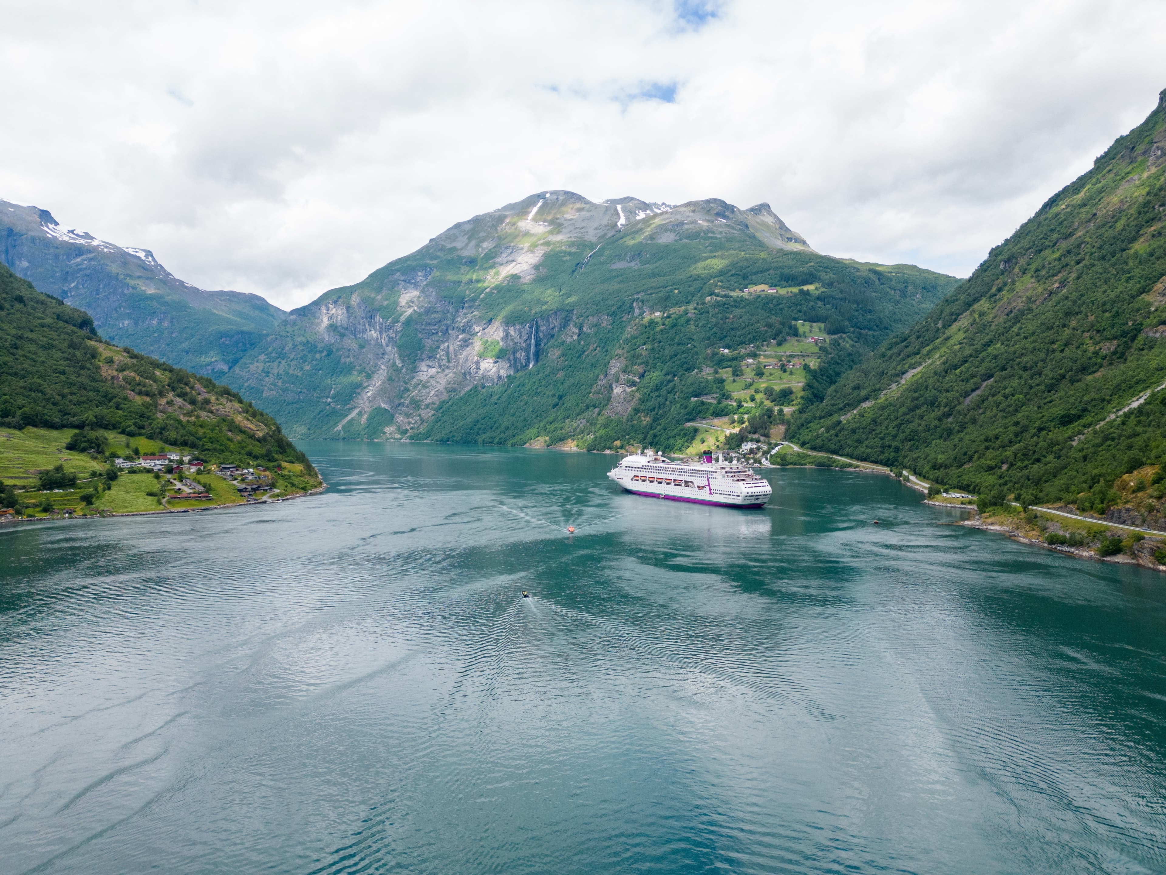 Ambassador Cruise Line cruise ship at sea