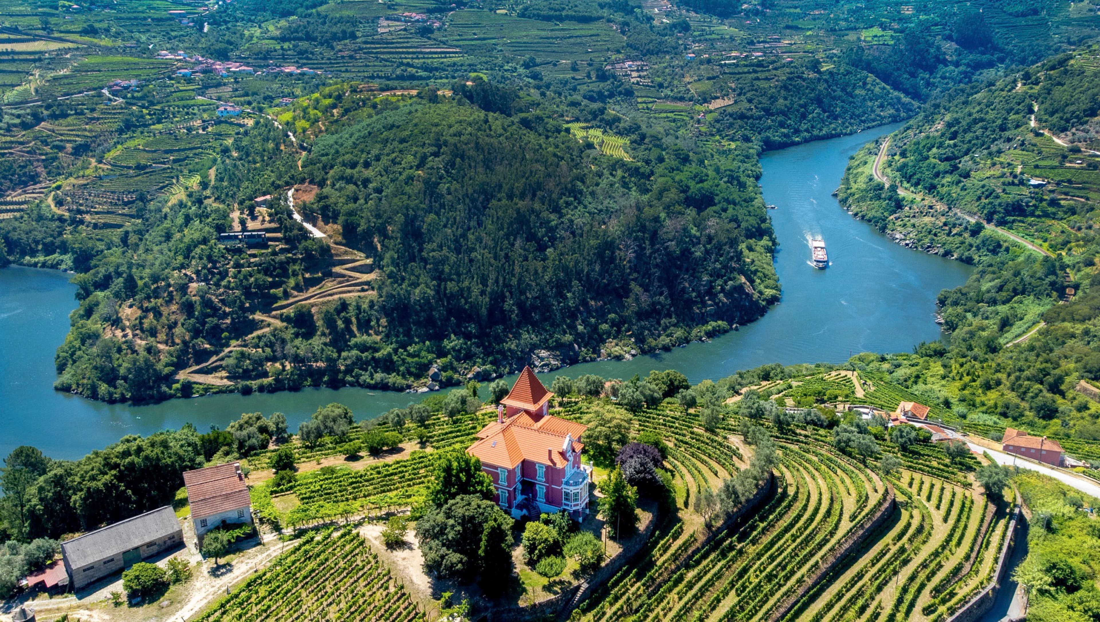 AmaWaterways cruise ship at sea