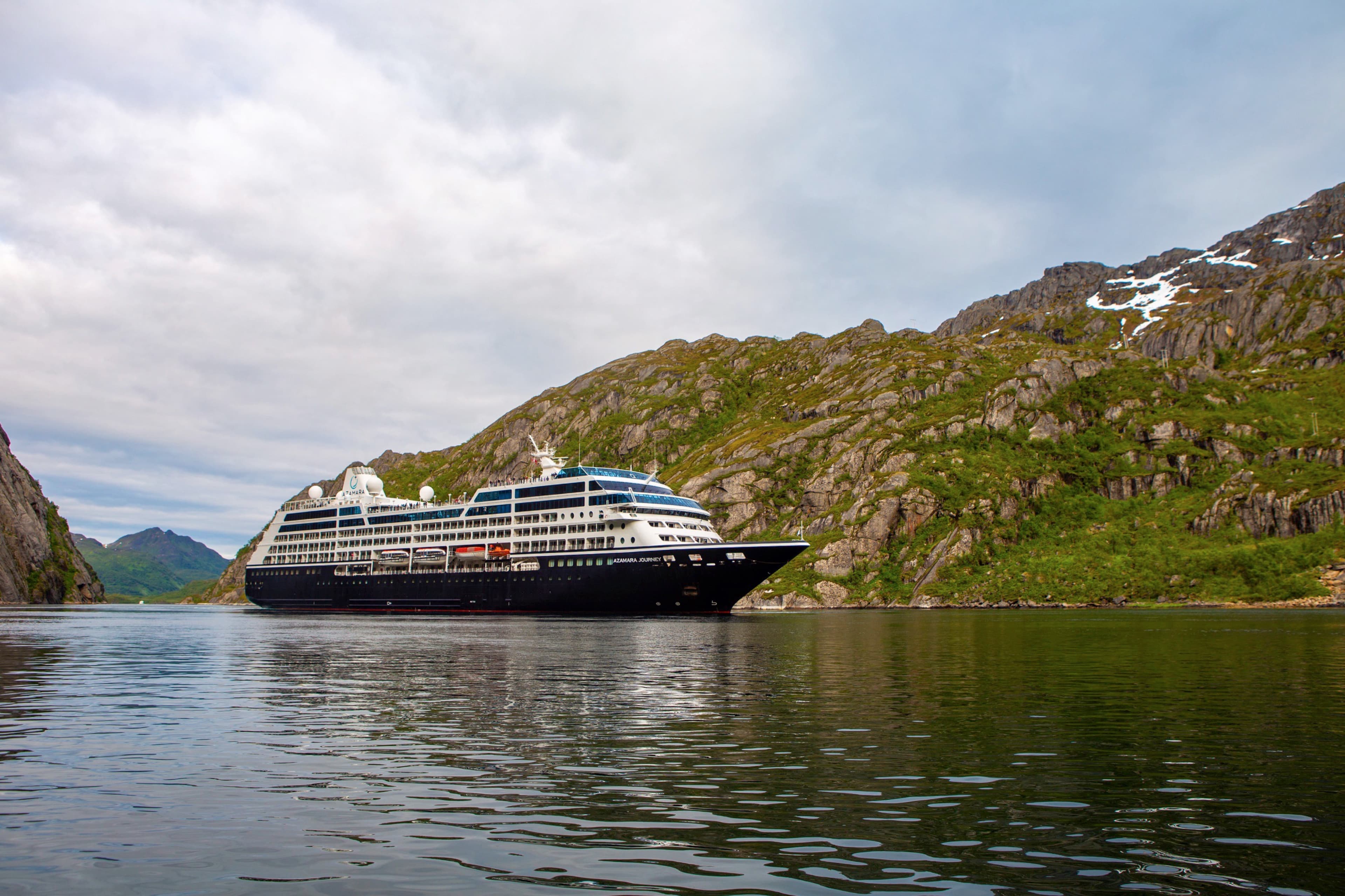 Azamara cruise ship at sea