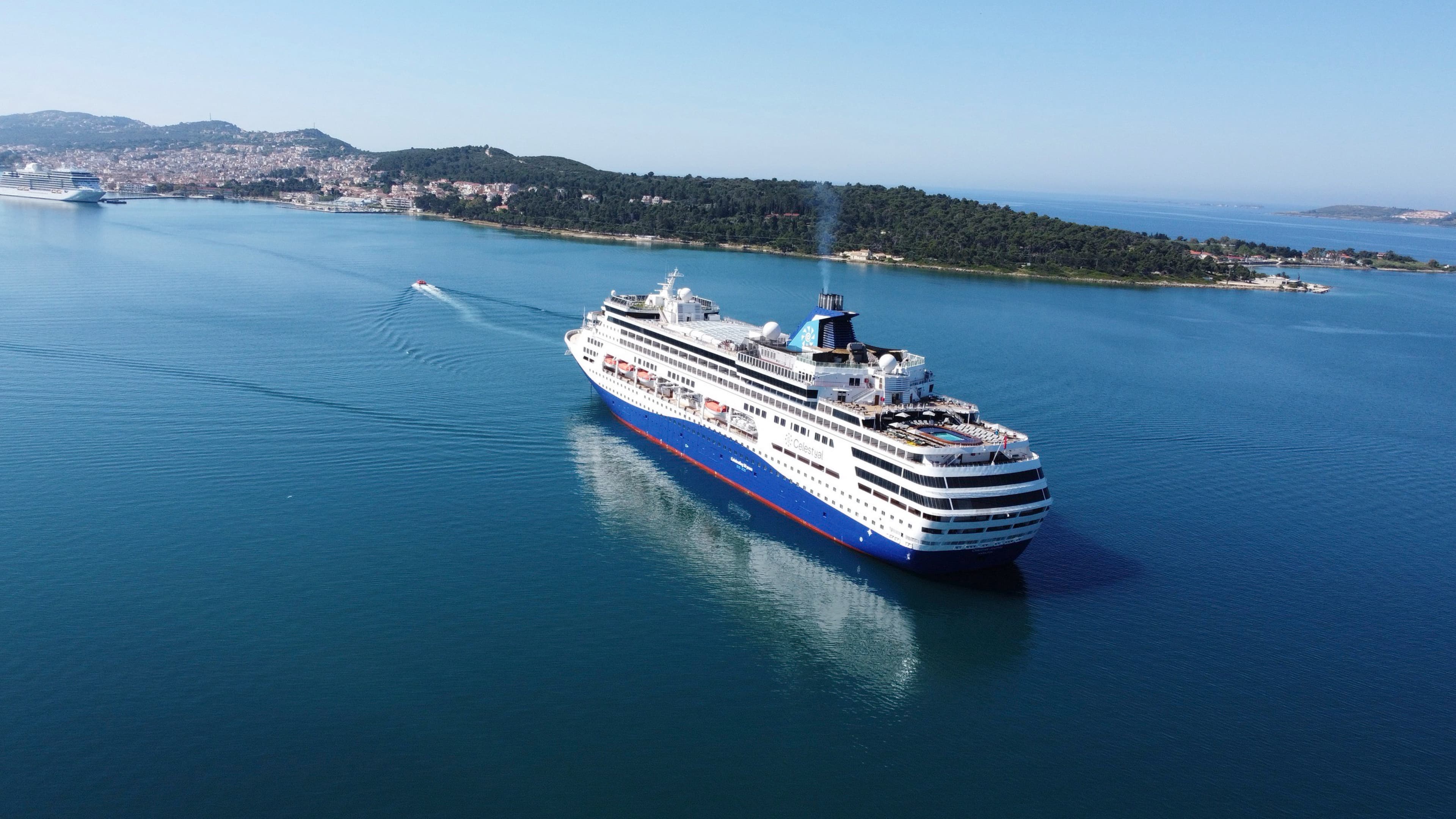 Celestyal Cruises cruise ship at sea