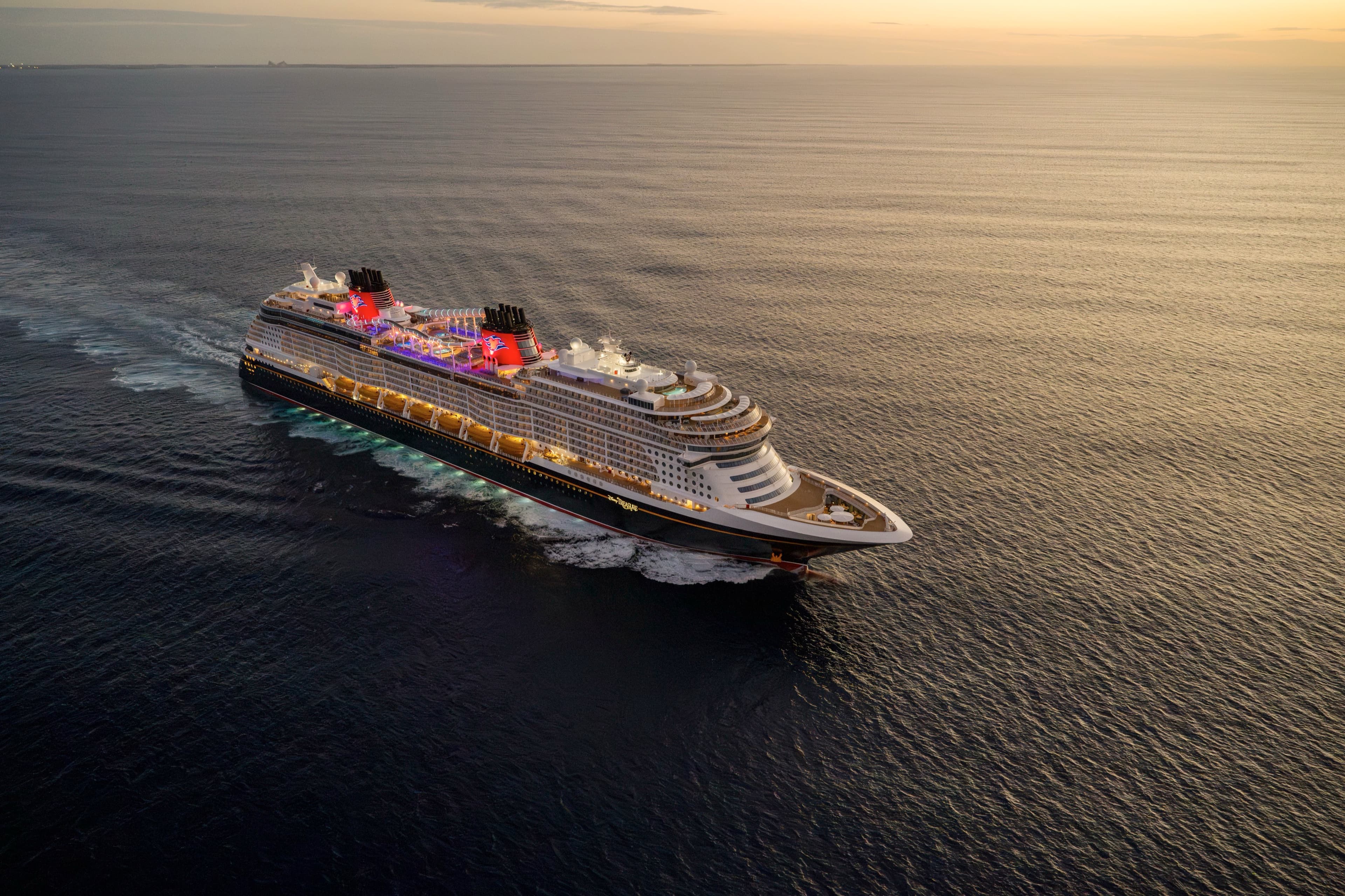 Disney Cruise Line cruise ship at sea
