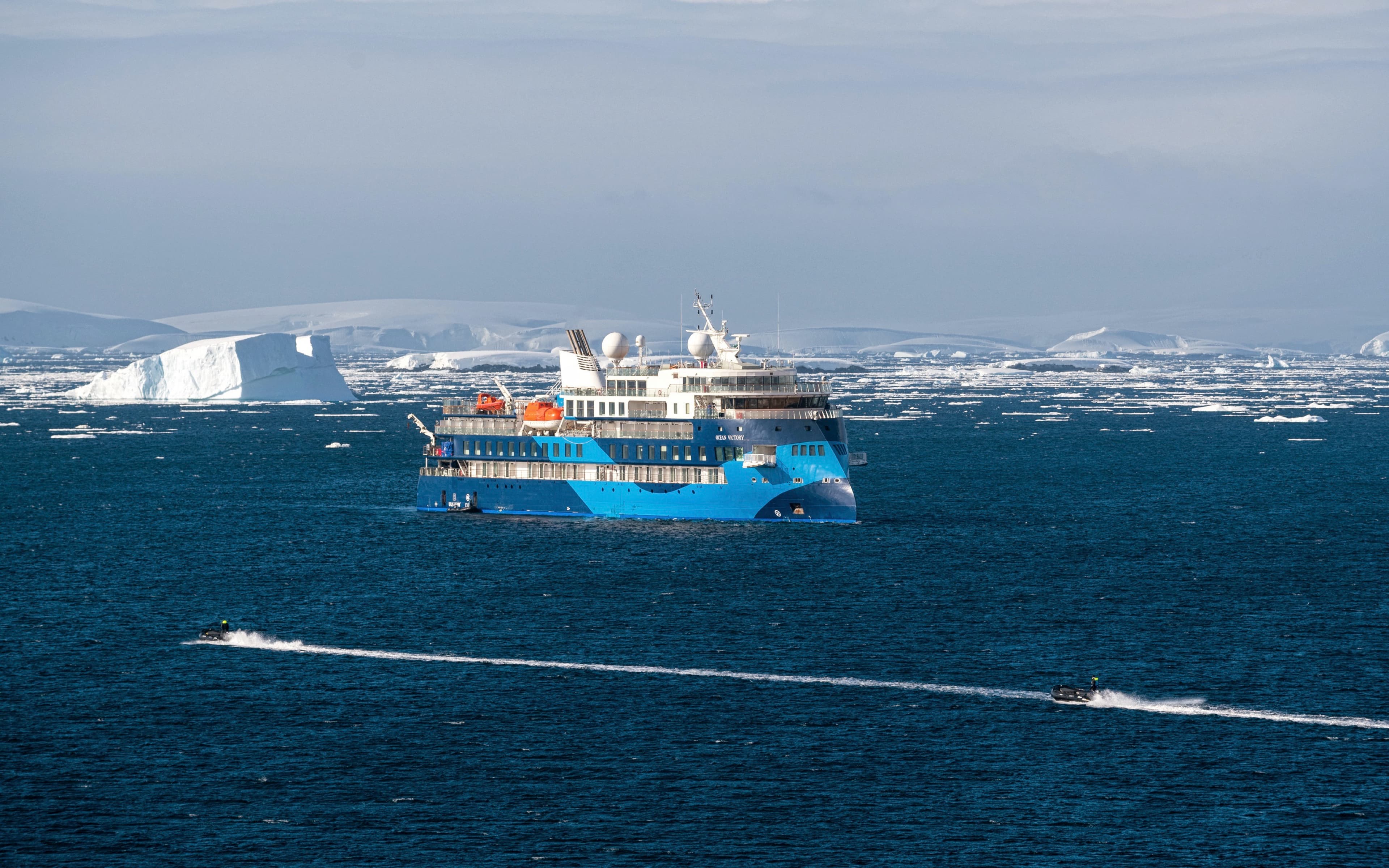 Adventure Canada cruise ship at sea